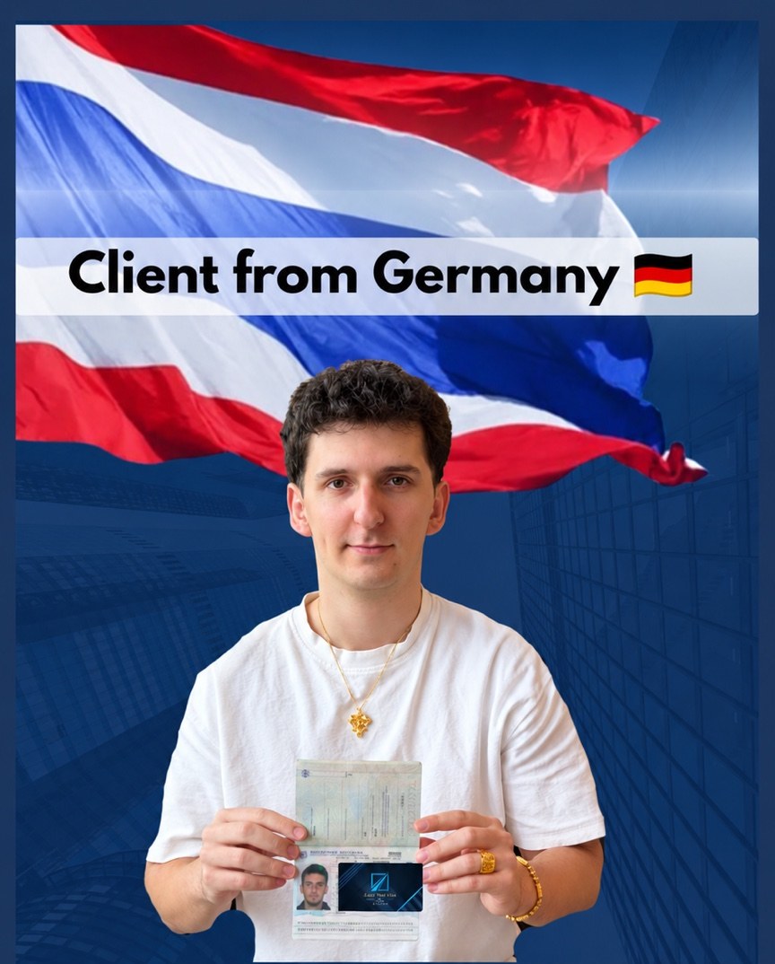 Client from Germany with approved Muay Thai Visa