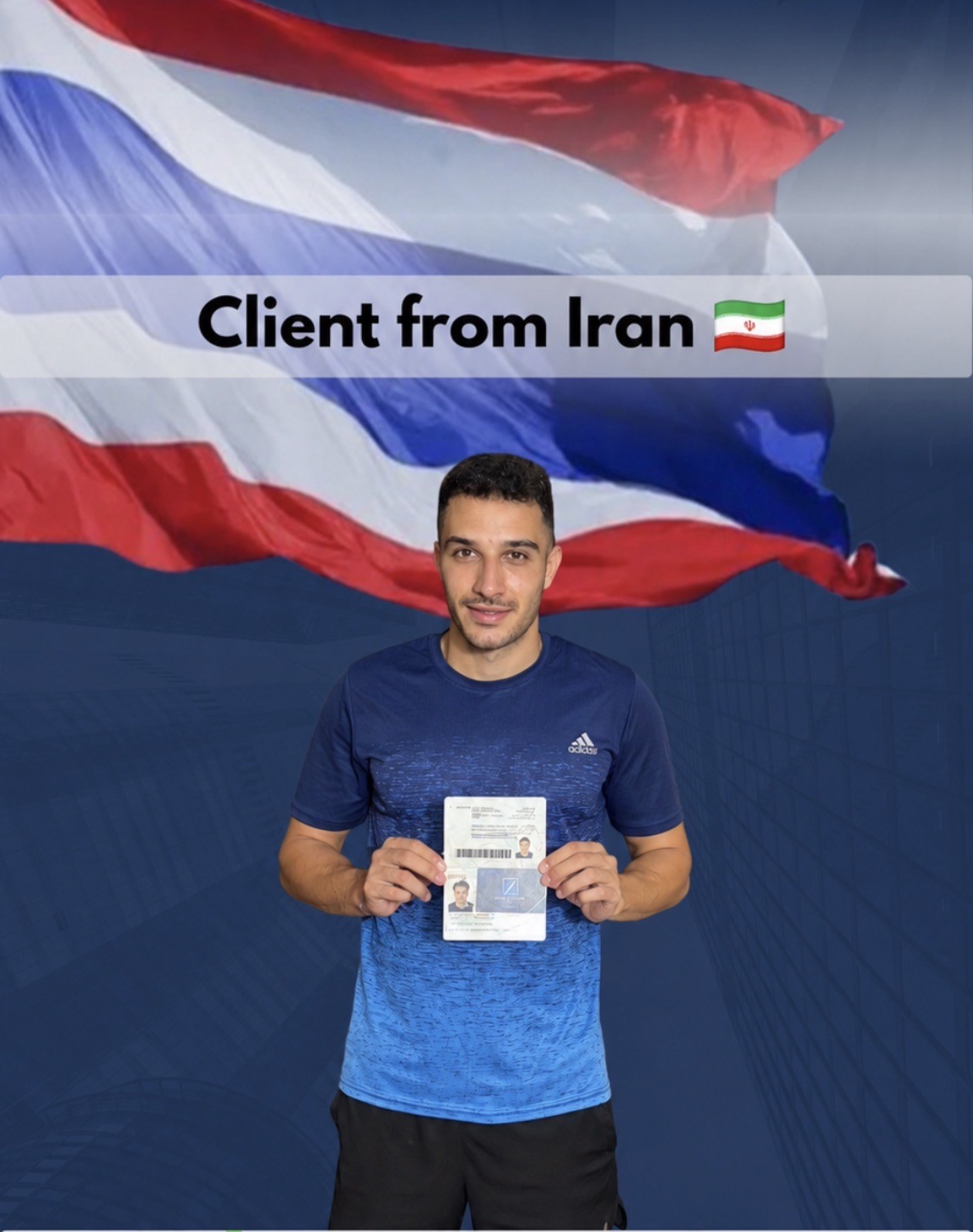 Client from Iran with approved Education Visa