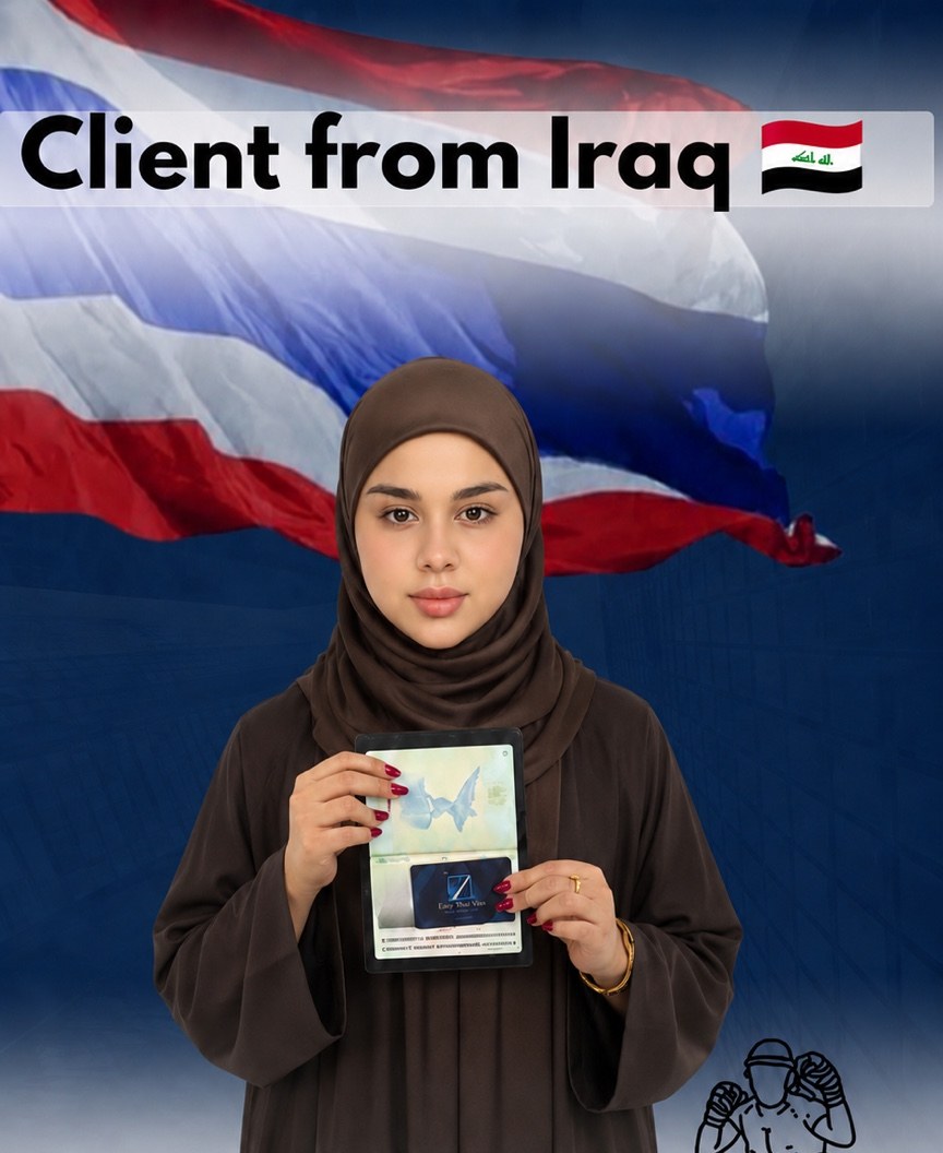 Client from Iraq with approved Muay Thai Visa